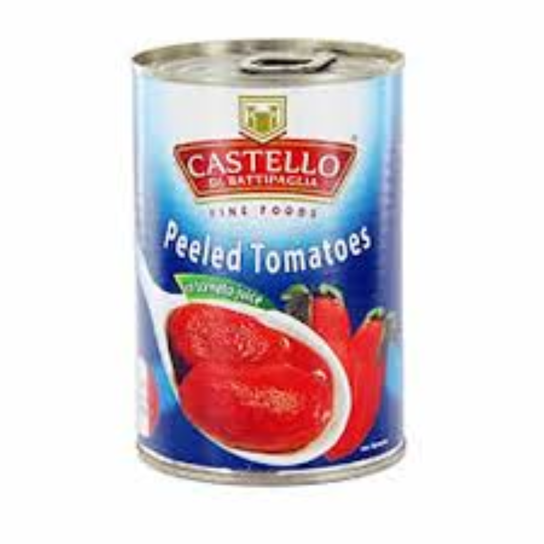 CASTELLO DI BATTIPAGLIA WHOLE PEELED TOMATOES 400G